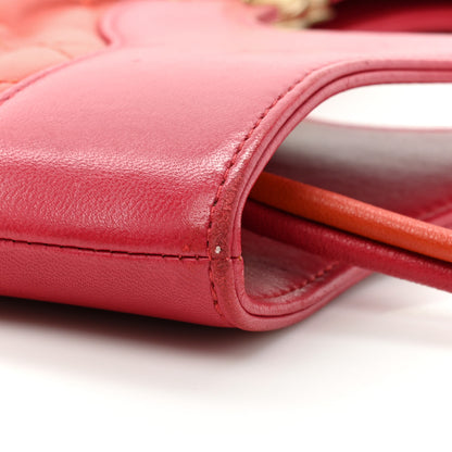 Chanel Lambskin Quilted Large 31 Shopping Bag Orange Red 15 of 15