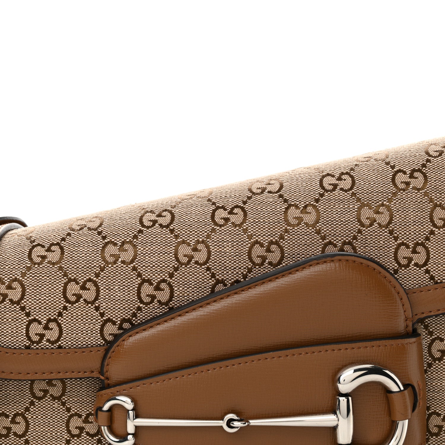 Gucci Monogram Small Horsebit 1955 Asymmetric Shoulder Bag 8 of 13