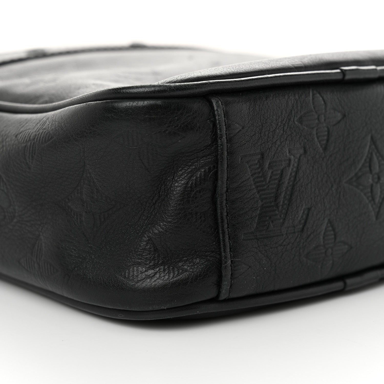 Louis Vuitton Calfskin Monogram Shadow Danube PM Black 9 of 10