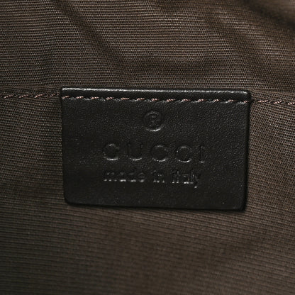 Gucci Denim Monogram Pochette Brown 6 of 11