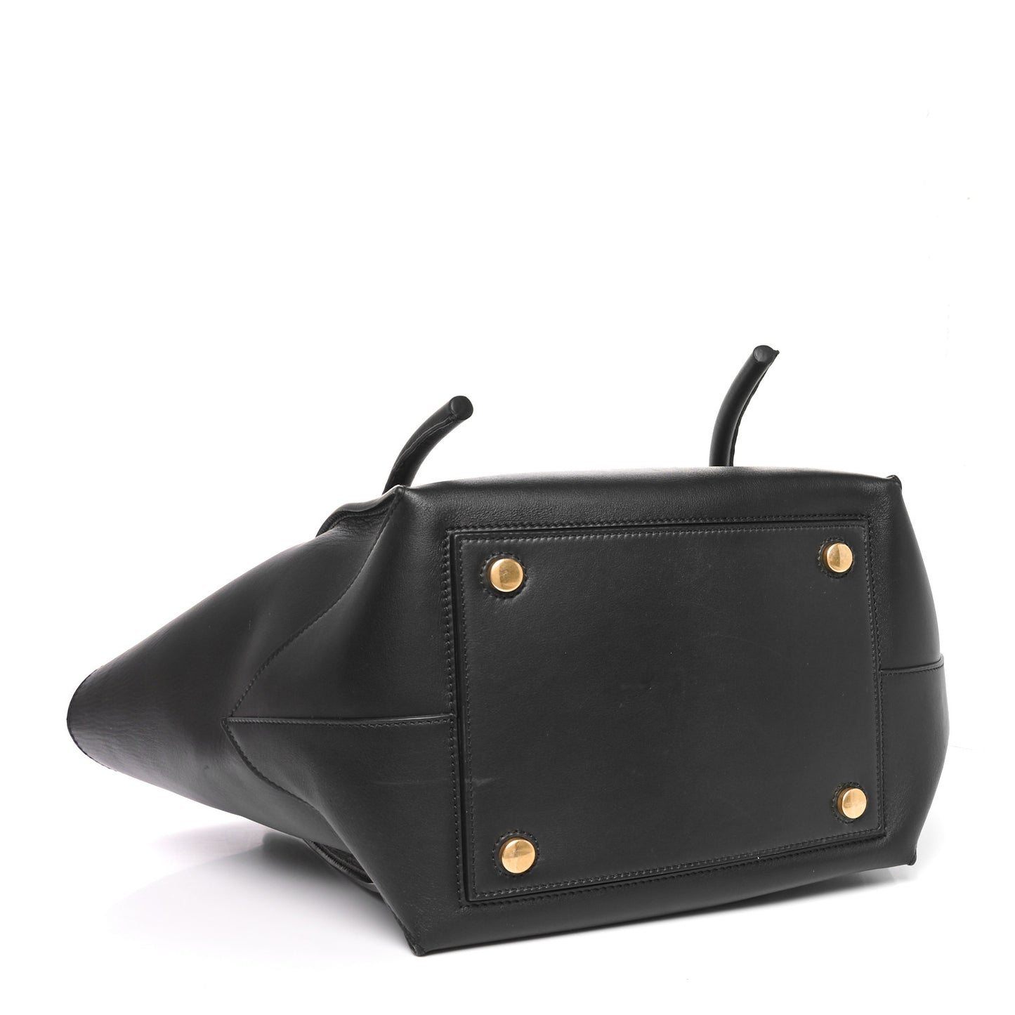Calfskin Pipe Tote Black