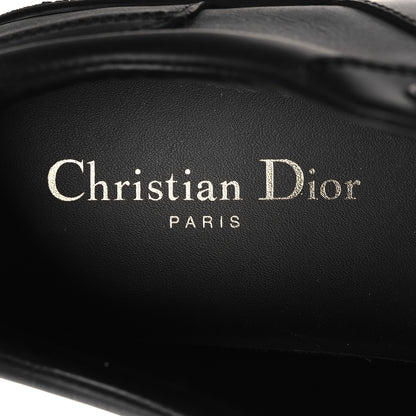 Christian Dior Calfskin Suede Logo Sneakers 37 Black 8 of 9