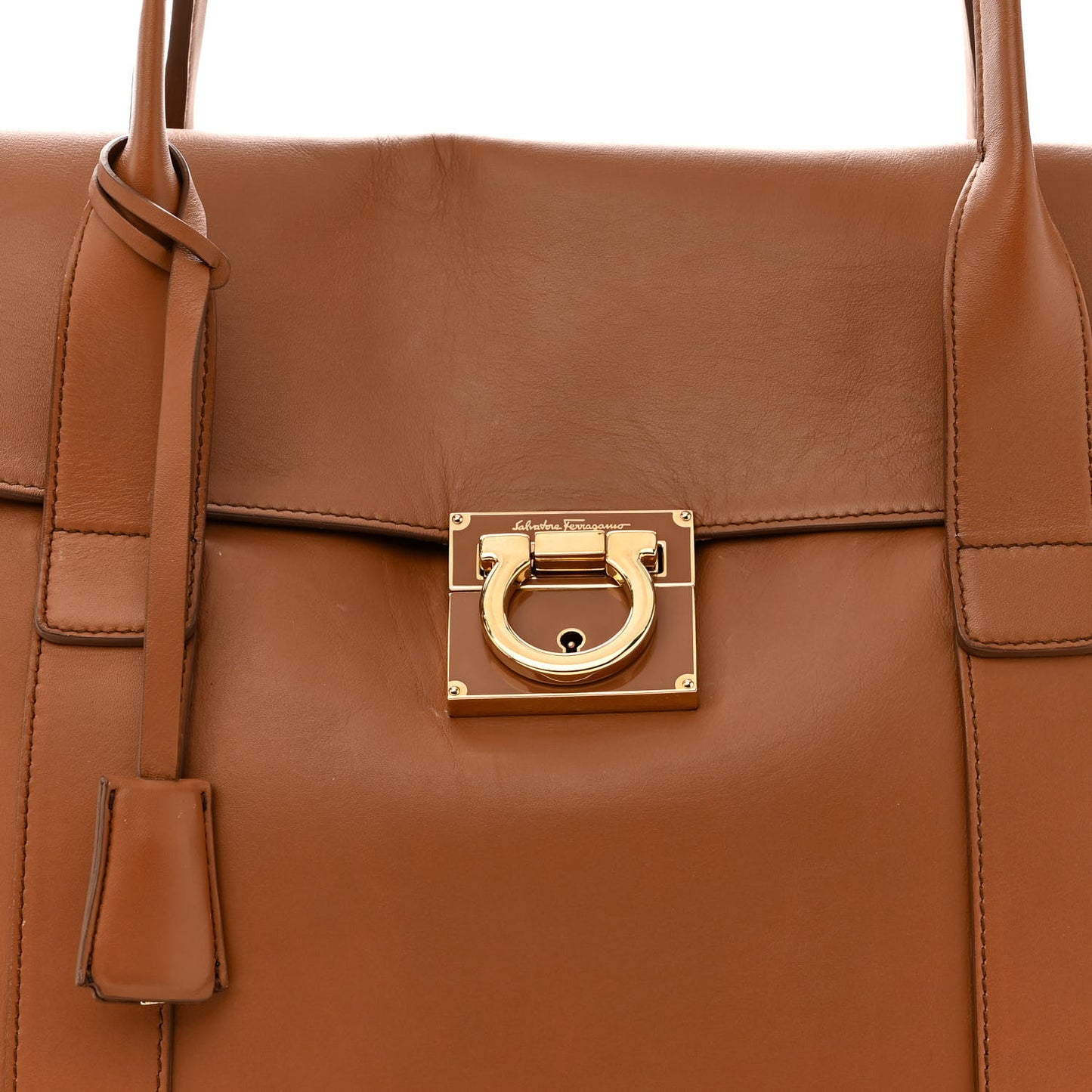 Calfskin Large Sookie Satchel Brown
