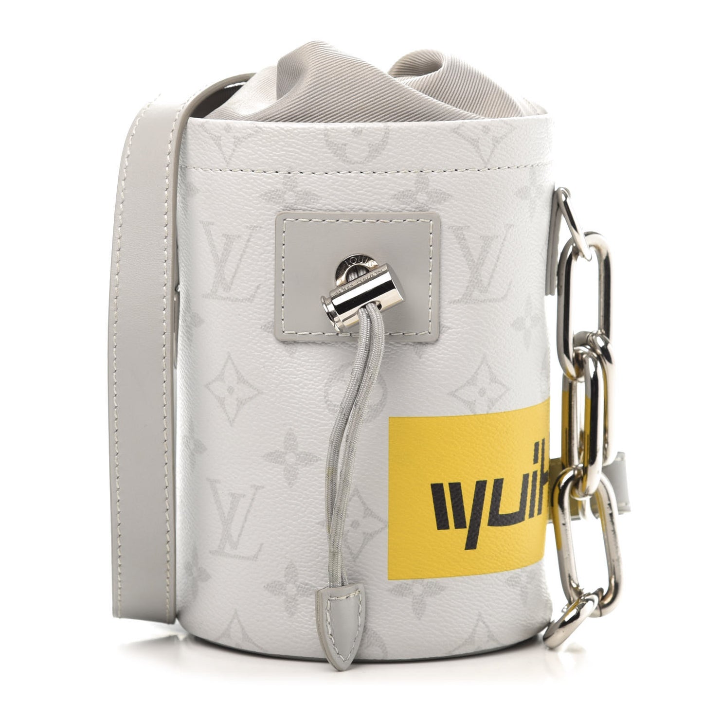 Monogram Chalk Nano Bag White