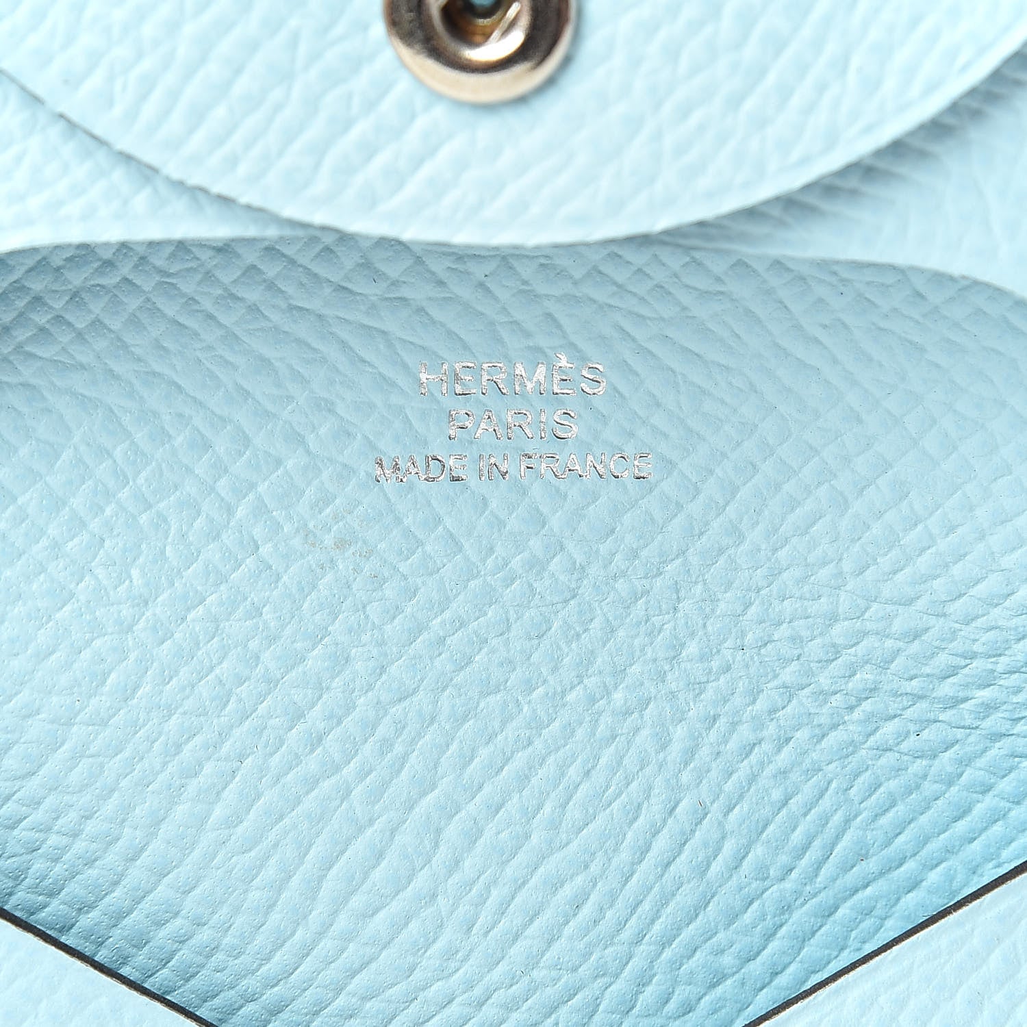 Hermes Epsom Bastia Coin Purse Bleu Atoll 6 of 8