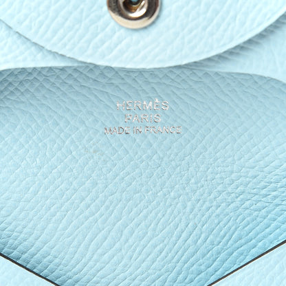 Hermes Epsom Bastia Coin Purse Bleu Atoll 6 of 8