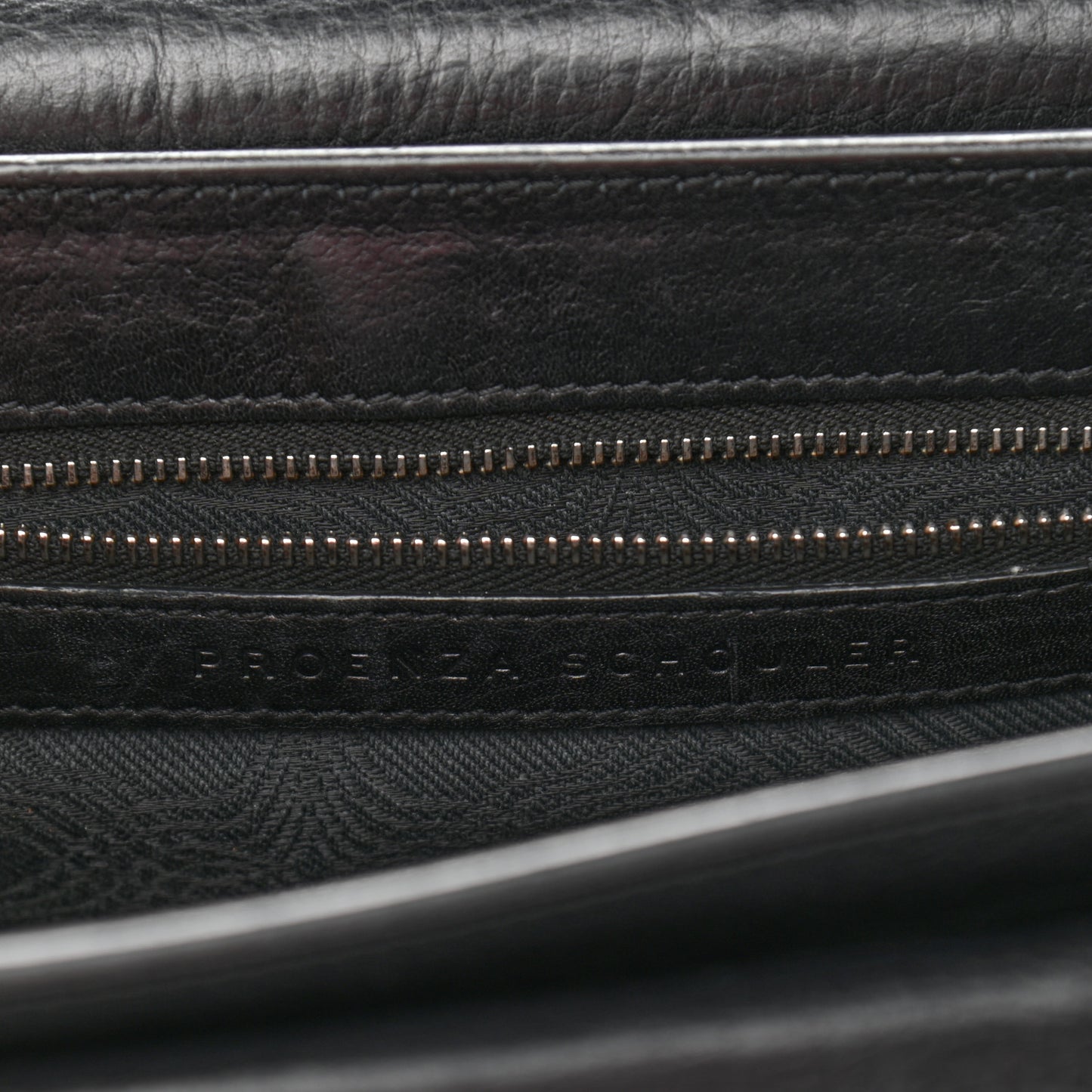 Calfskin PS11 Classic Shoulder Bag Black