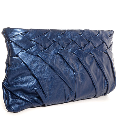 Prada Nappa Mordore Clutch Denim 3 of 9