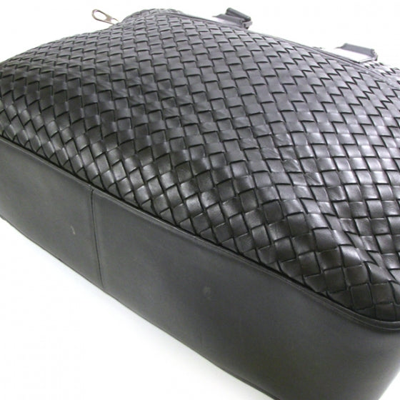 Nappa Intrecciato Briefcase Nero