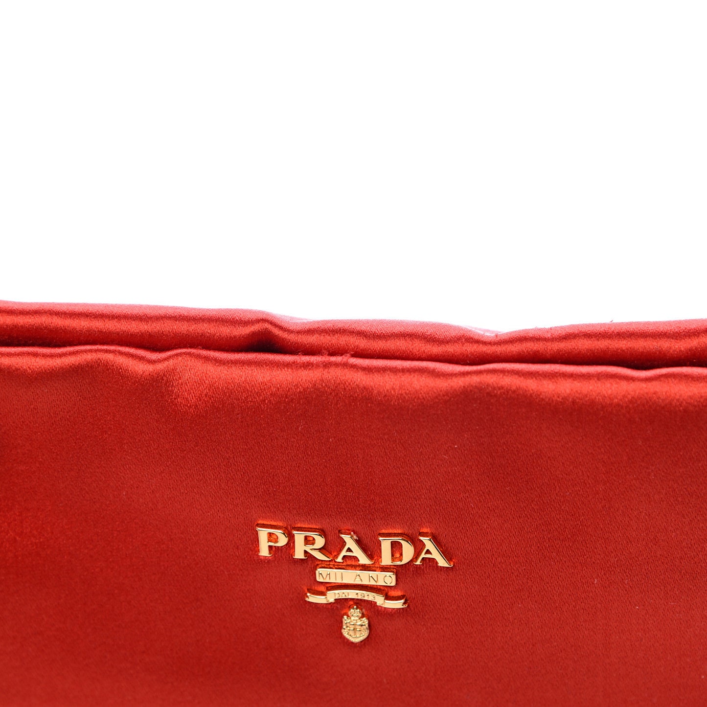 Satin Evening Clutch Fuoco