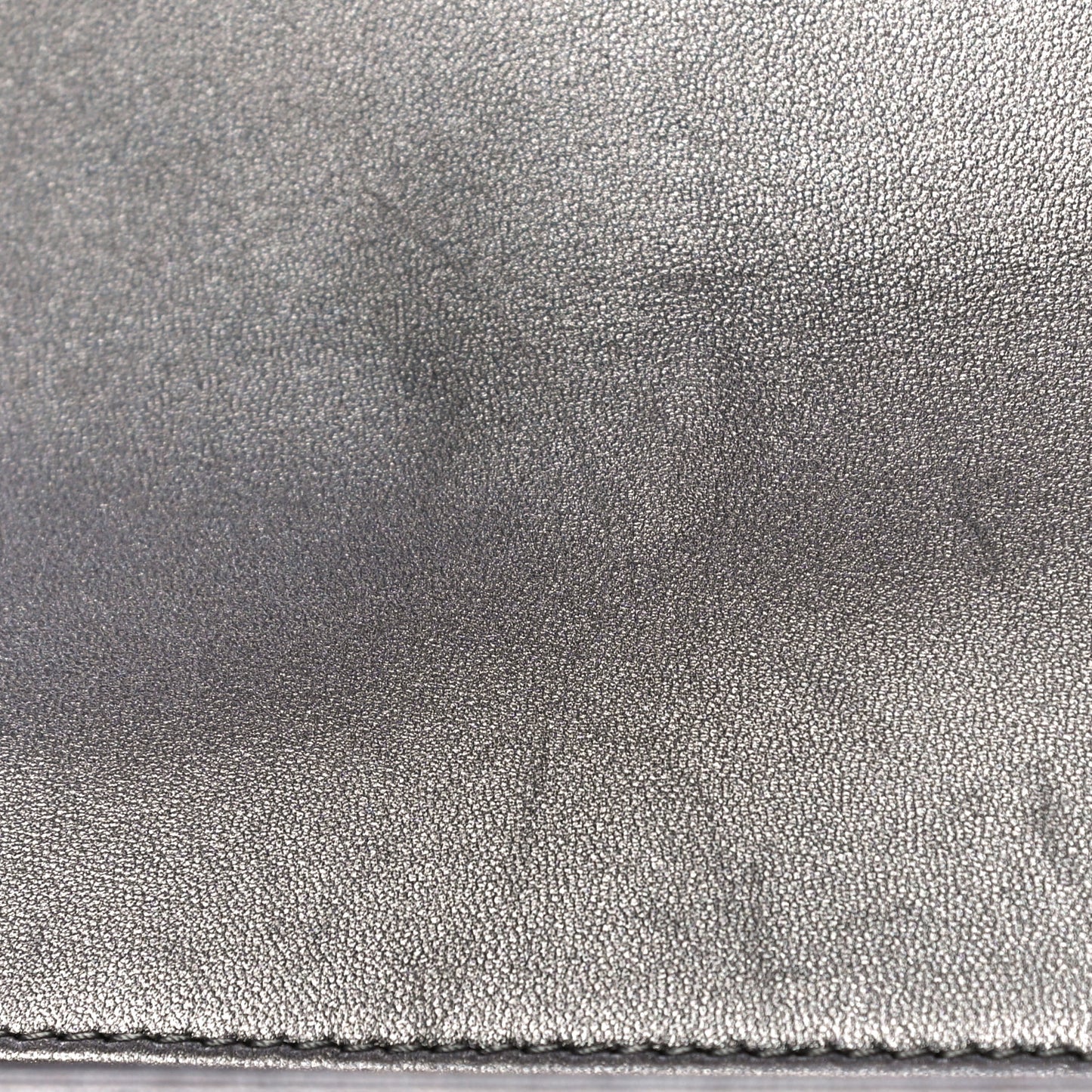 Lambskin Embossed New Medium Boy Cube Flap Grey