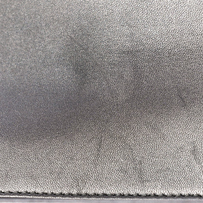 Chanel Lambskin Embossed New Medium Boy Cube Flap Grey 14 of 14