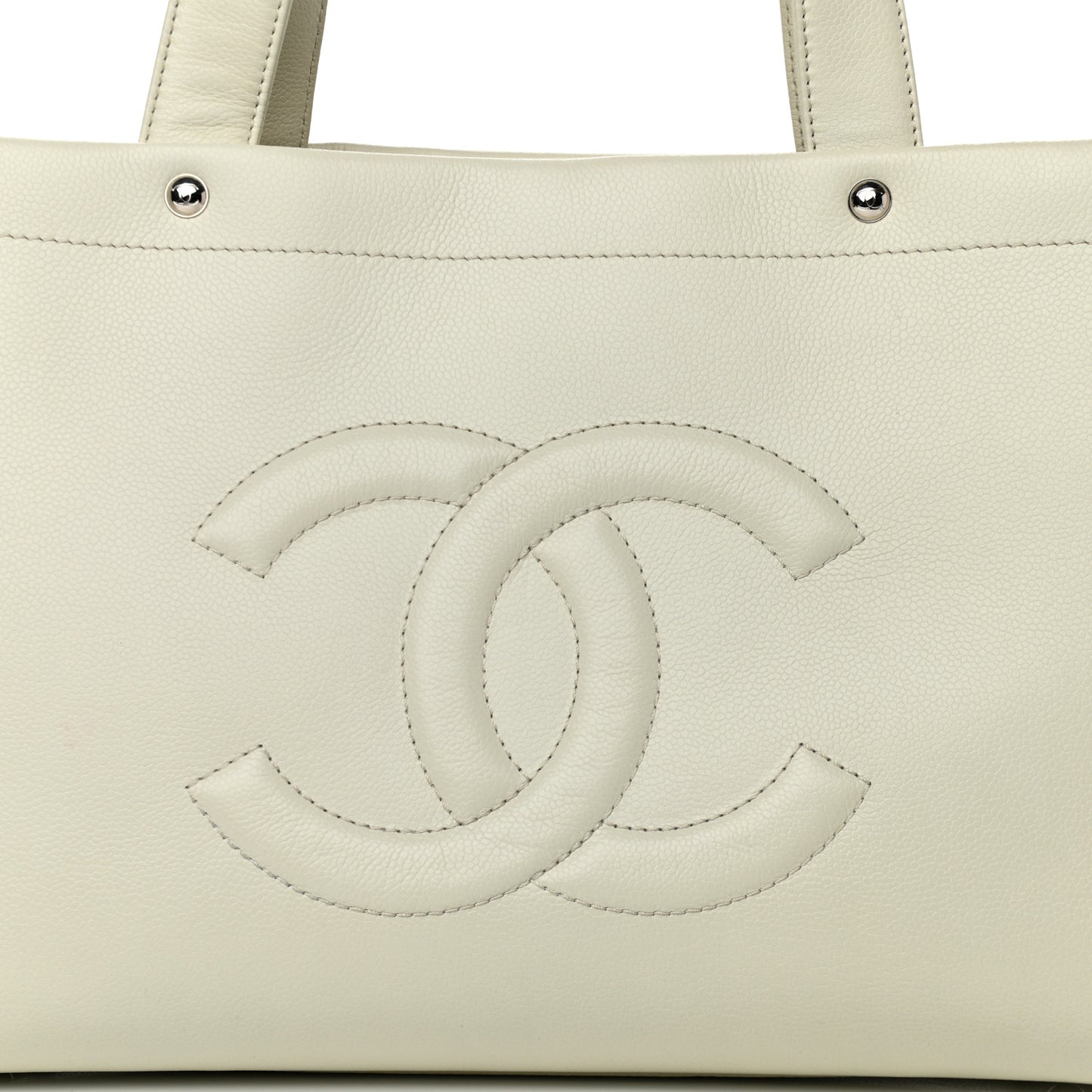 Caviar CC Tote White