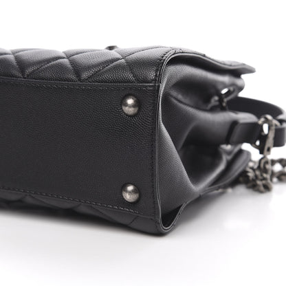 Chanel Caviar Quilted Small CC Bucket Bag Black 10 of 11