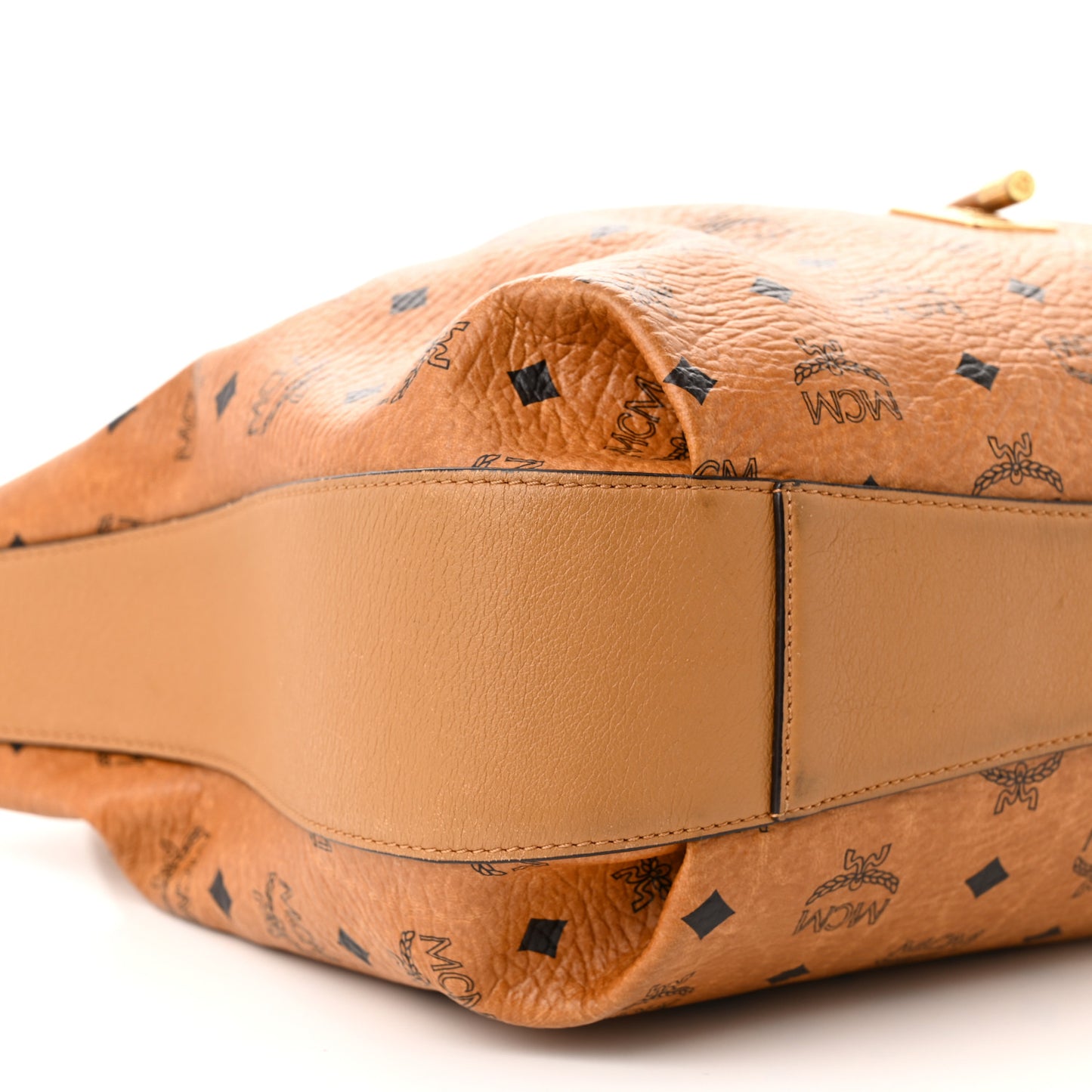 Visetos Medium Drawstring Shopper Cognac