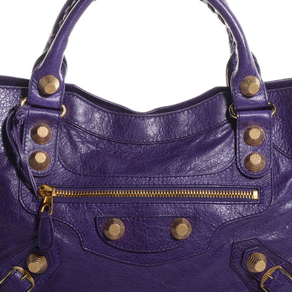 Balenciaga Agneau Giant 21 Gold Hardware City Dark Violet 12 of 12