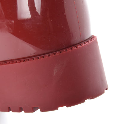Valentino Garavani Rubber Rockstud Short Rainboots 36 Red 14 of 17