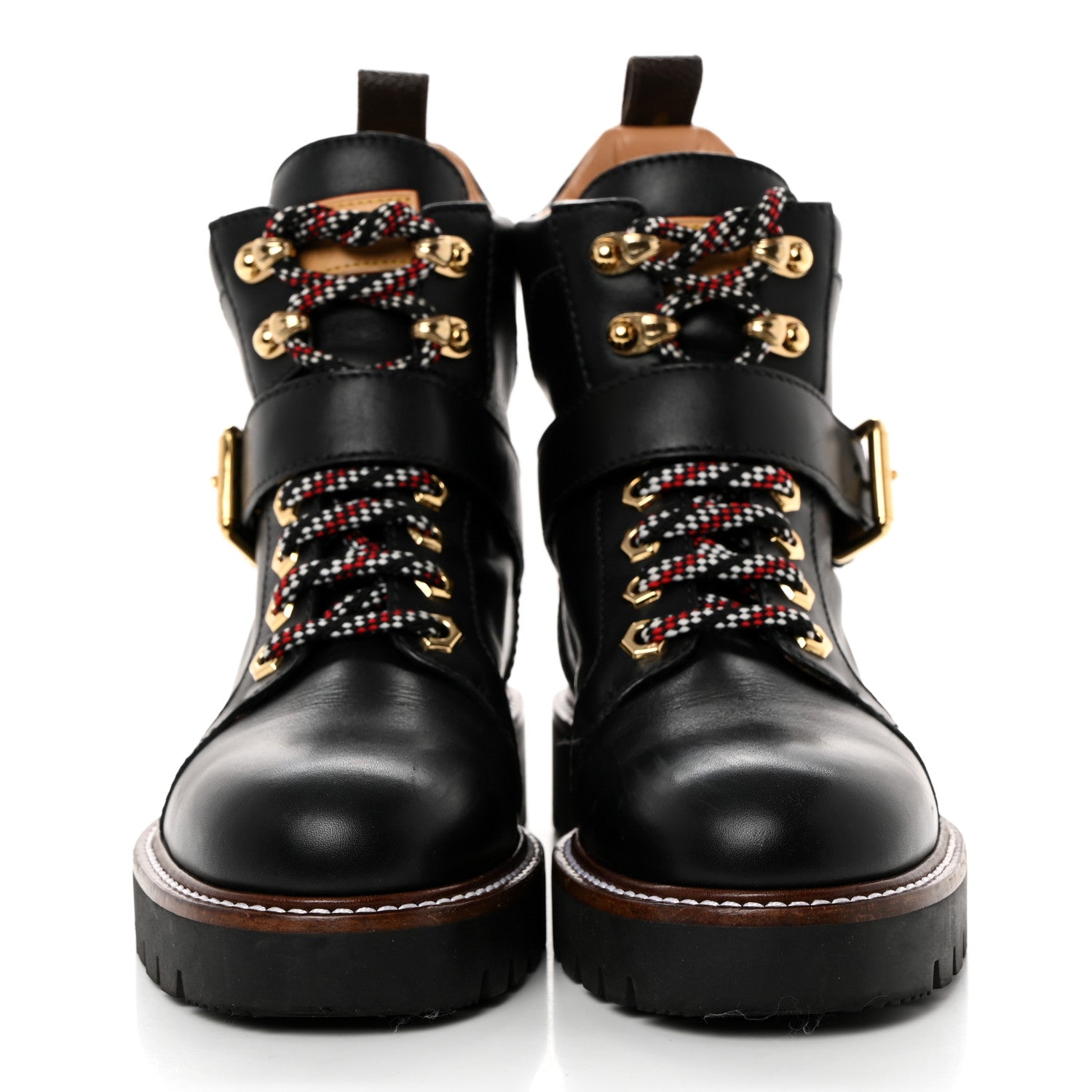 Louis Vuitton Calfskin Territory Ranger Combat Boots 36.5 Black 2 of 8