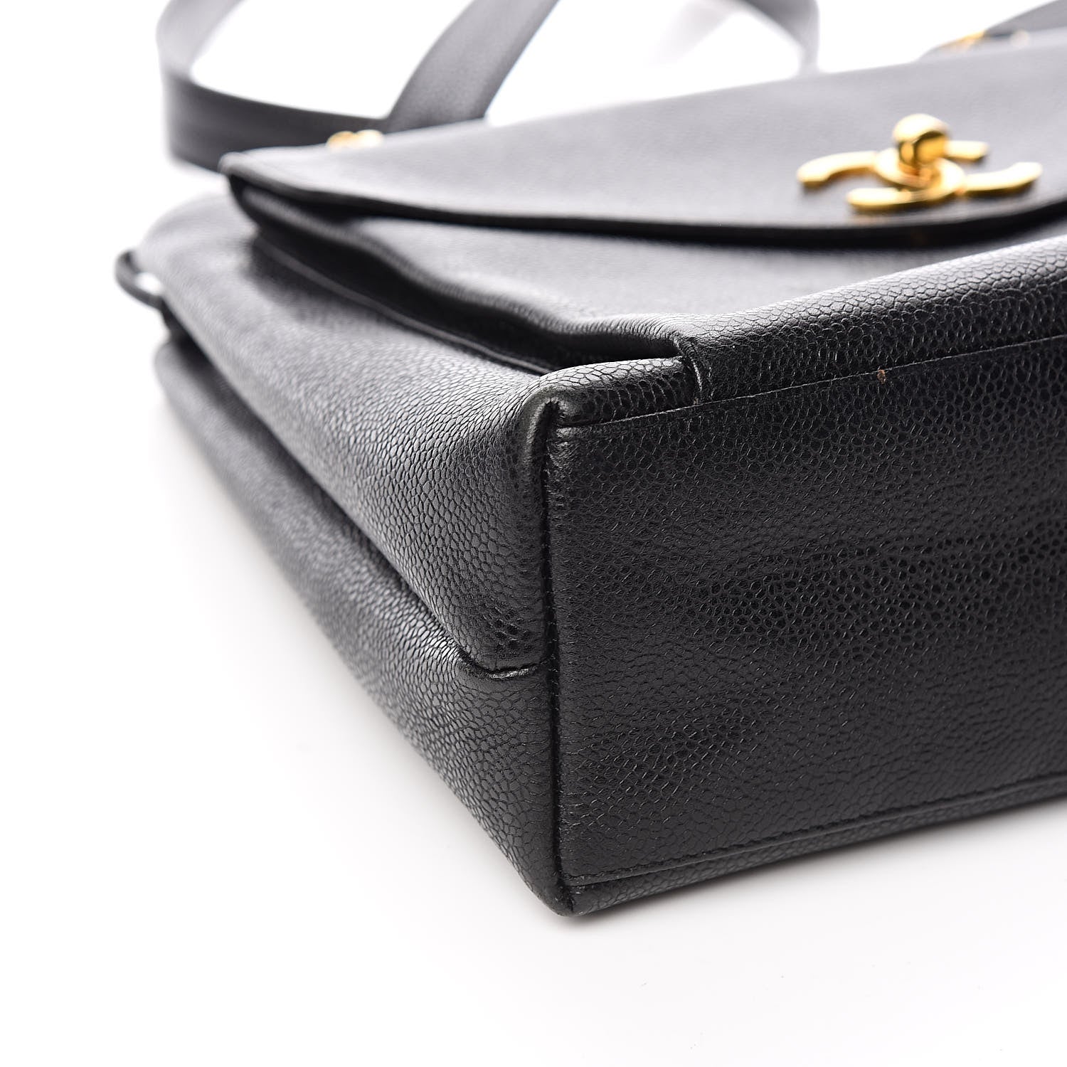 Chanel Caviar Flap Shoulder Bag Black 11 of 13