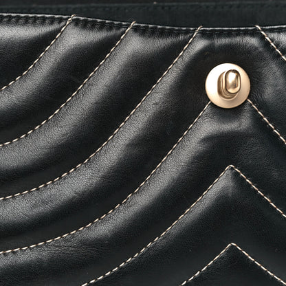 Chanel Lambskin Quilted Single Flap Bag Black Beige 14 of 25