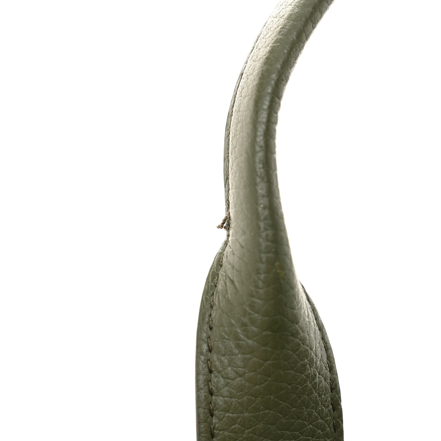 Grained Calfskin Small The Tote Bag Bronze Green