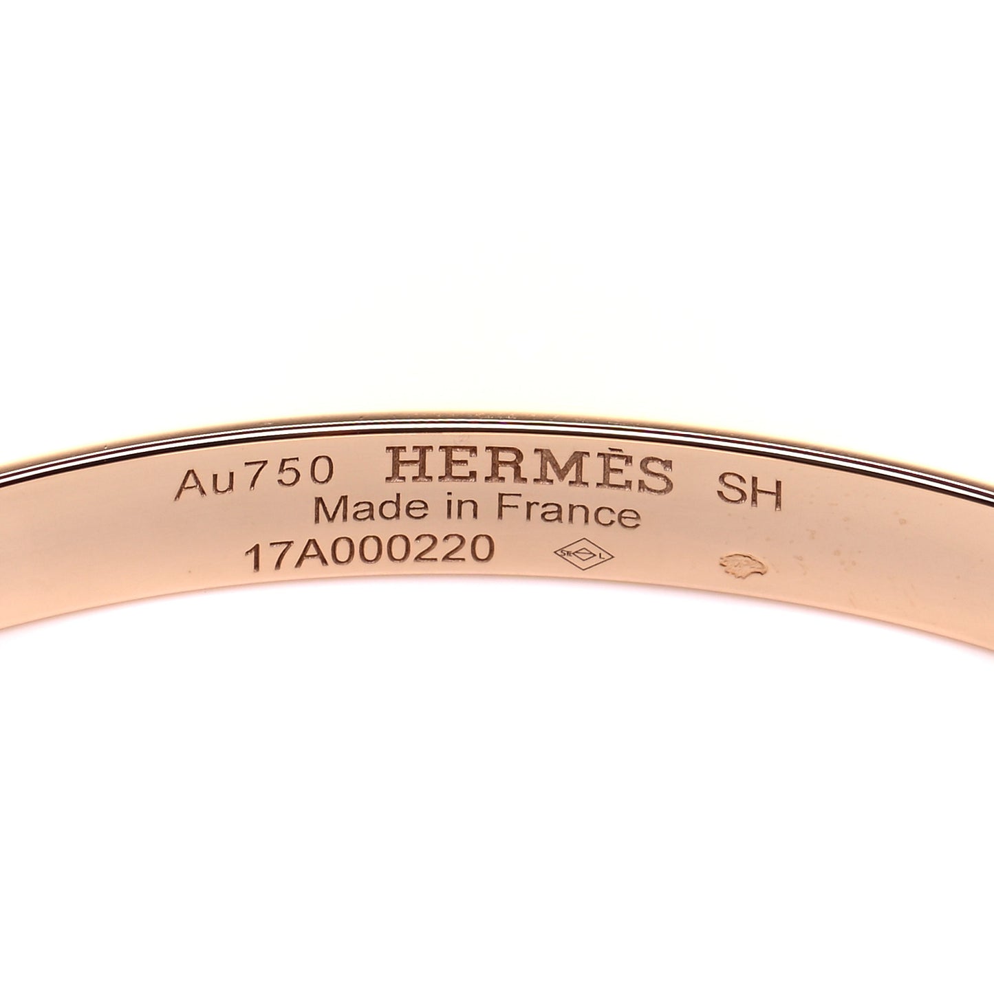 18K Rose Gold Diamond PM Kelly Bracelet SH