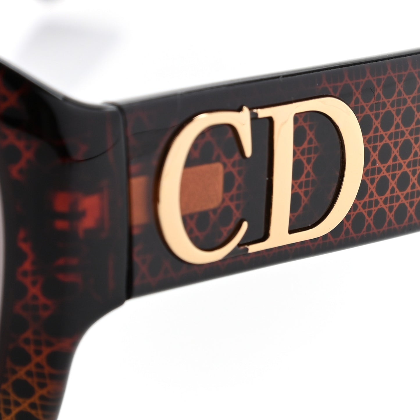 Acetate DDiorF Cat Eye Sunglasses Brown