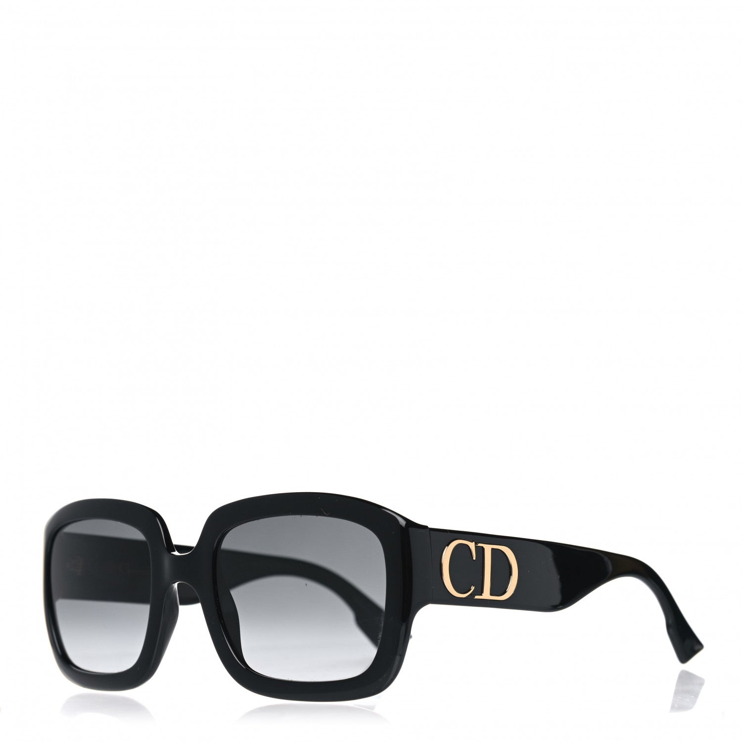 Christian Dior CHRISTIAN Acetate D Dior Sunglasses Black 1 of 4
