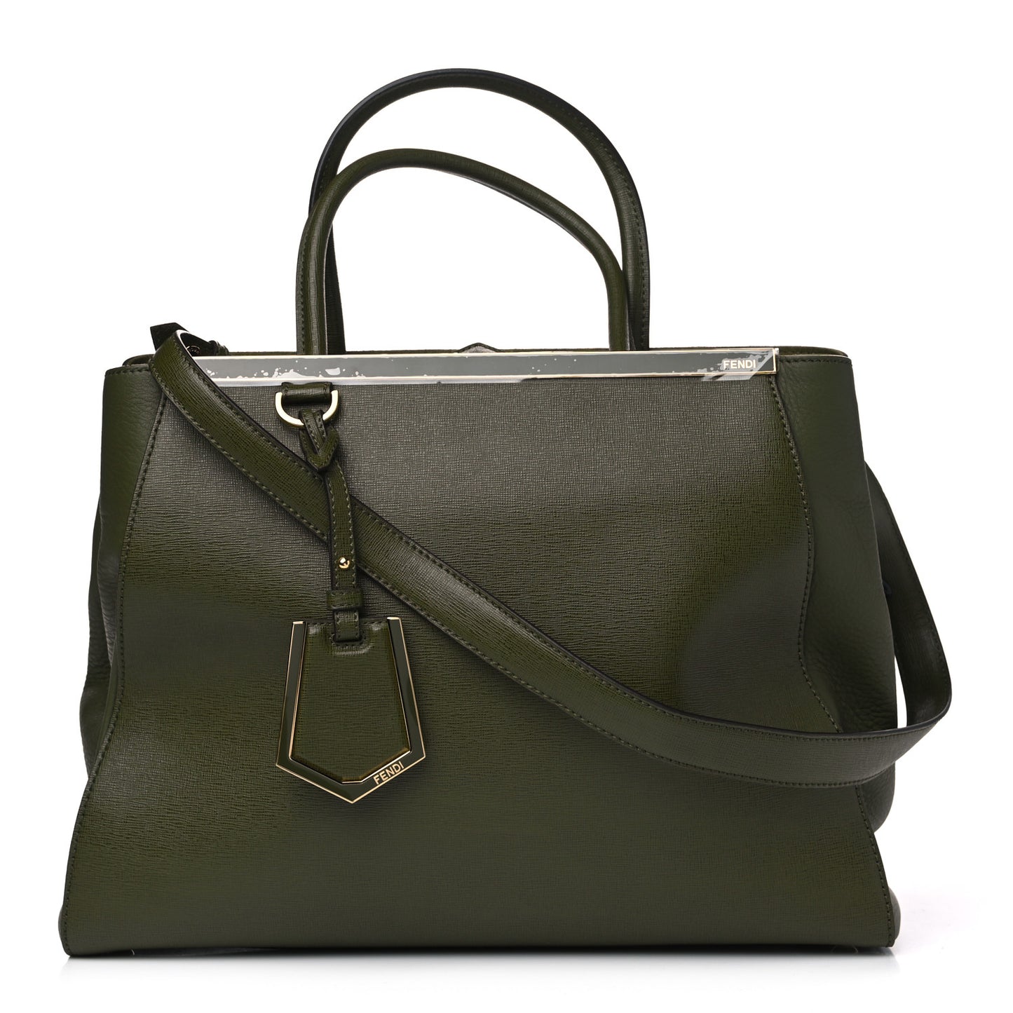 Vitello Elite Flamingo Regular 2Jours Tote Oliva