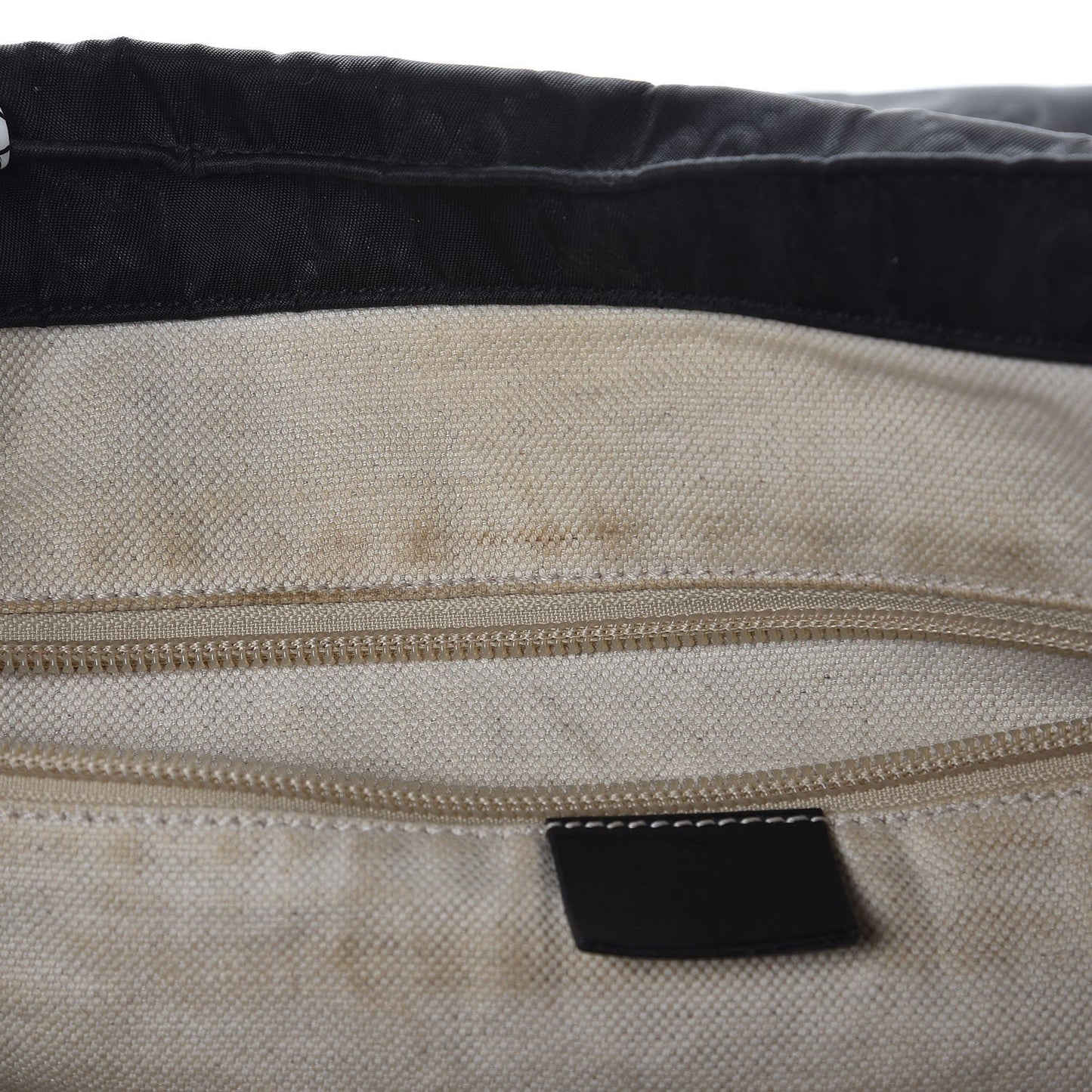 Nylon Monogram Large Tote Black