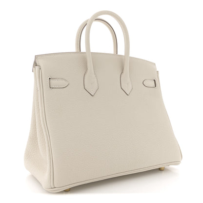 Hermes Togo Birkin 25 Craie 2 of 9