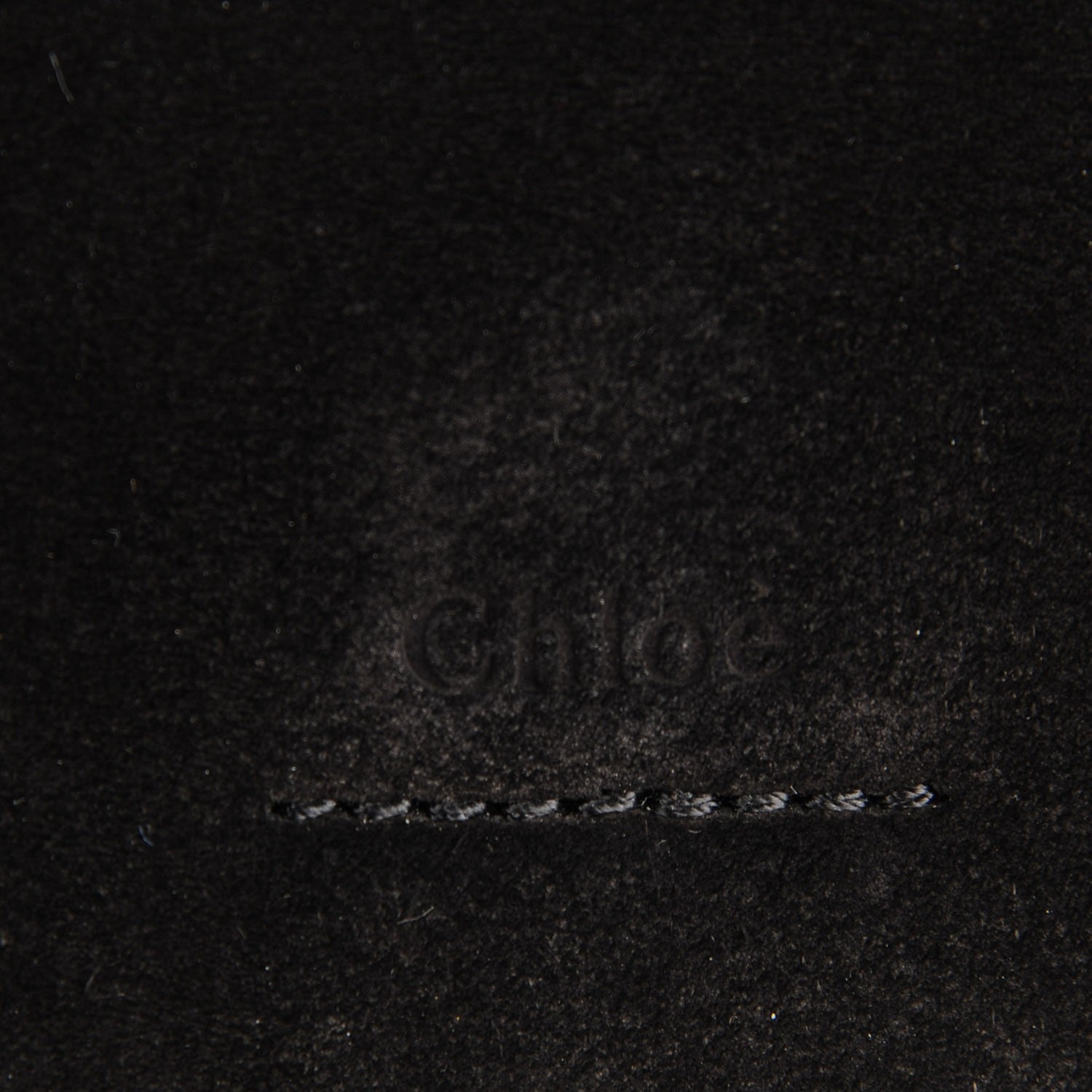 Chloe Suede Calfskin Medium Faye Shoulder Bag Black 6 of 9