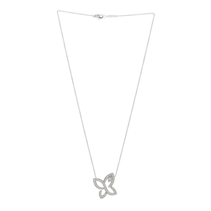 Harry Winston Platinum Diamond Infinite Lily Cluster Pendant Necklace 3 of 6
