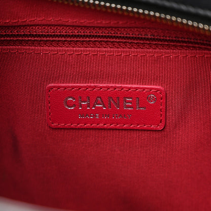Chanel Aged Calfskin Quilted Medium Gabrielle Hobo Black 6 of 13