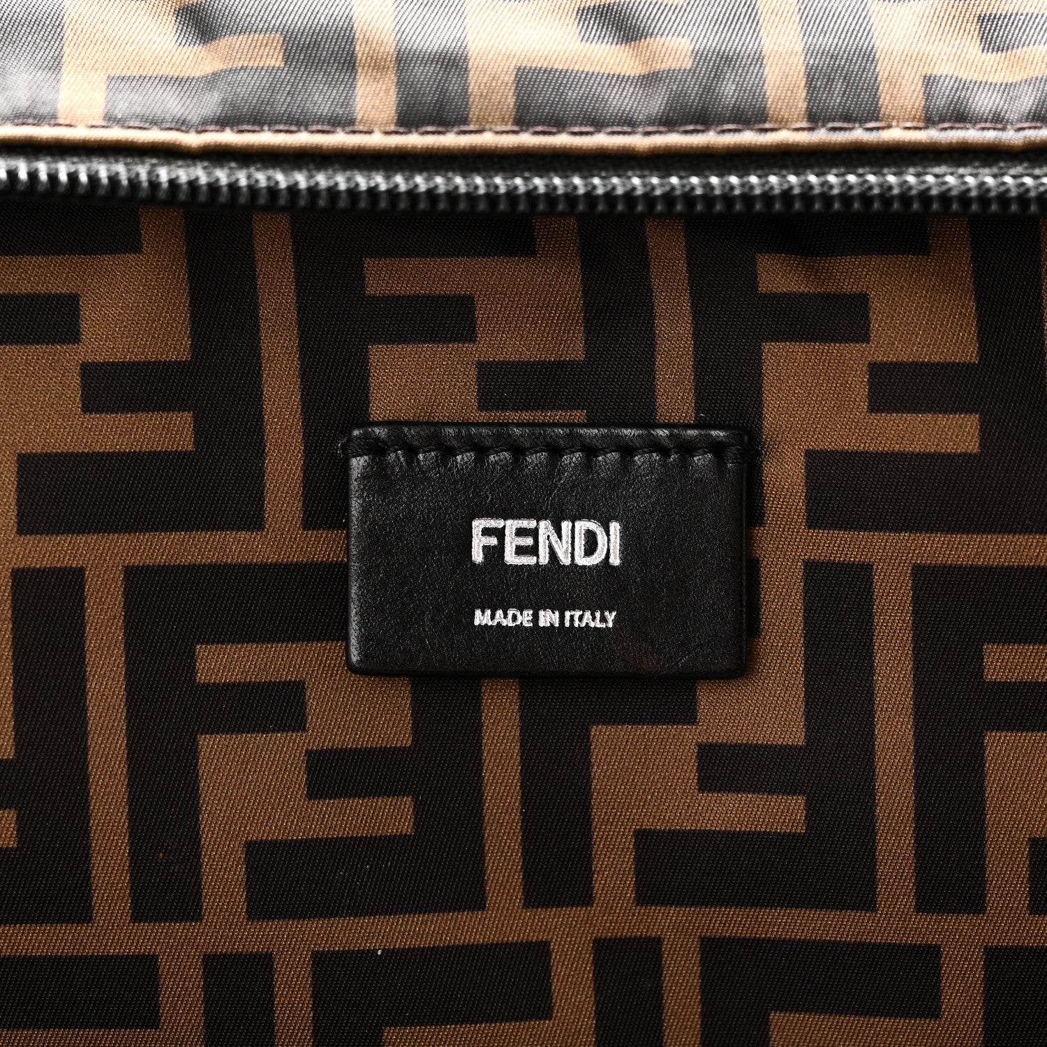 Fendi Econyl Nylon FF Changing Bag Tobacco Black 7 of 11