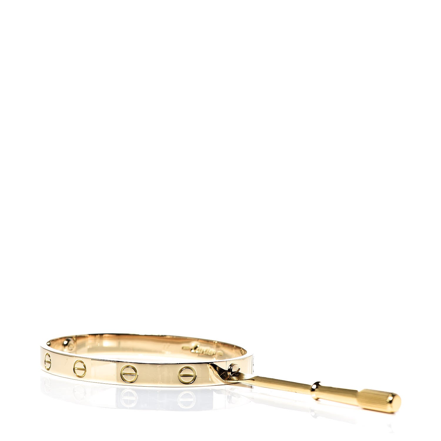 Cartier 18K Yellow Gold LOVE Bracelet 17 4 of 5