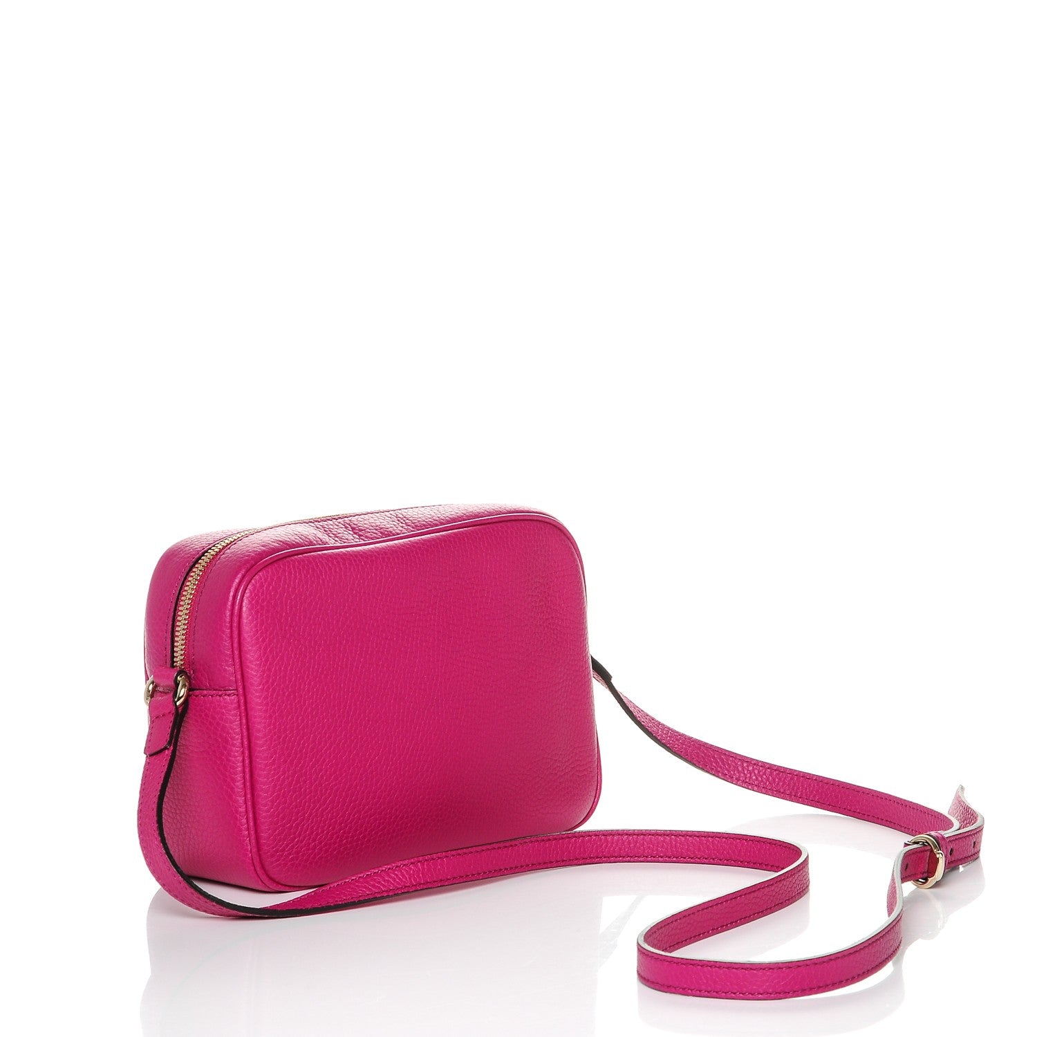Gucci Cellarius Calfskin Small Soho Disco Bag Bright Bouganville 3 of 6