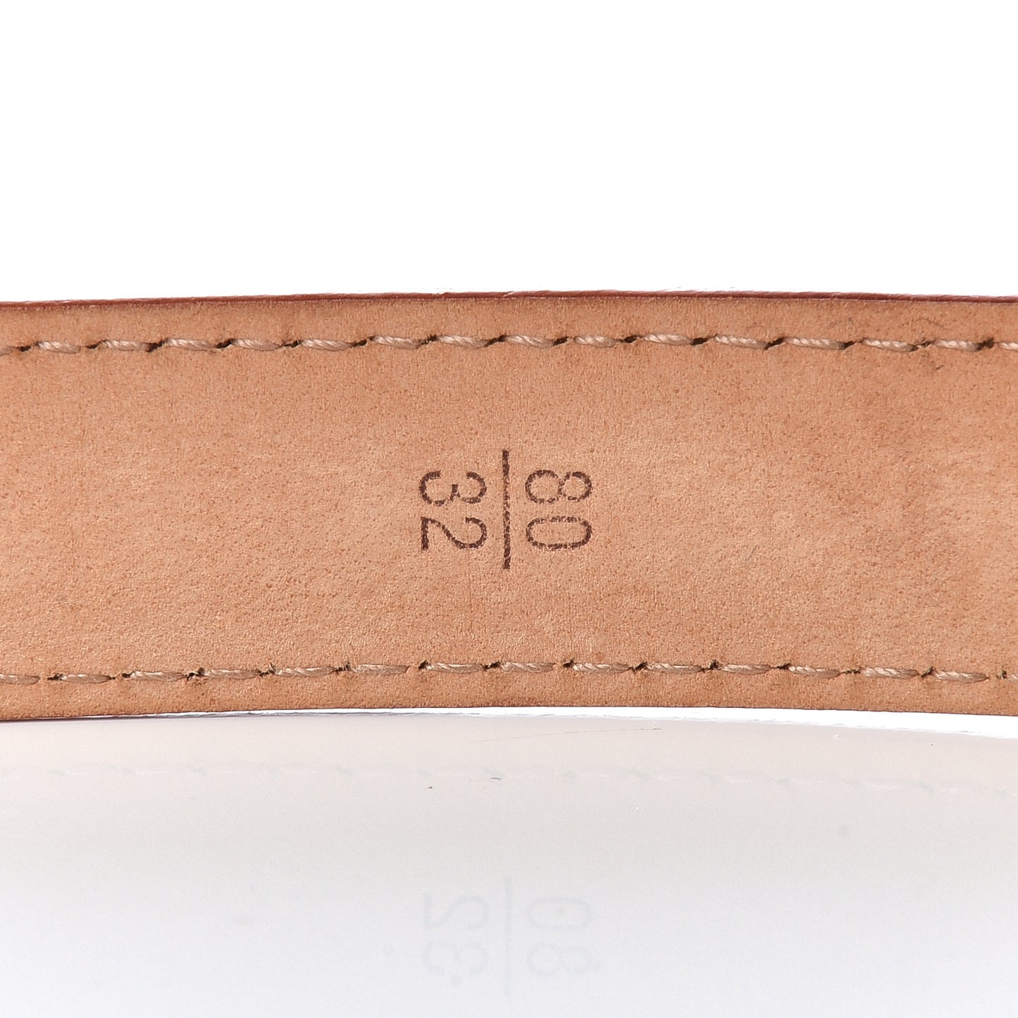 Monogram Multicolor Belt 80 32 White