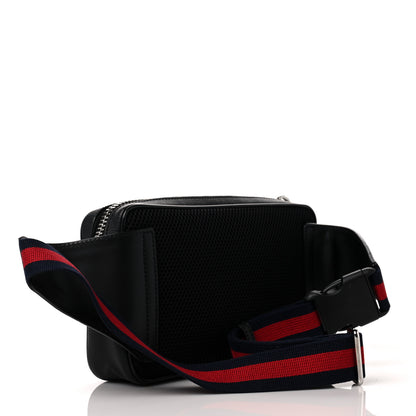 Gucci Soft GG Supreme Monogram Web Belt Bag Black Grey 3 of 13