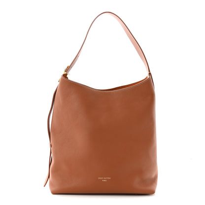 Louis Vuitton Grained Calfskin Low Key Hobo MM Cognac 1 of 11