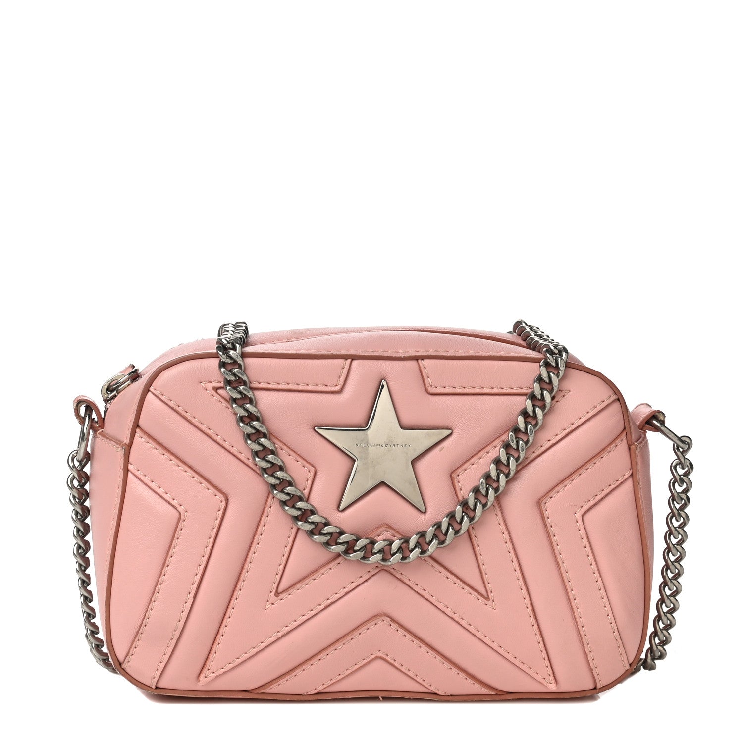 Stella McCartney Eco Alter Nappa Star Patch Shoulder Bag Pink 1 of 20