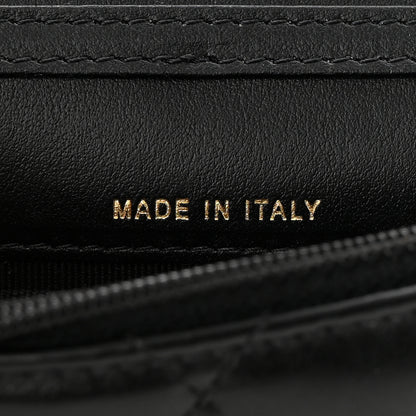 Chanel Calfskin Quilted Maxi Pearls Clutch With Chain Black 7 of 12