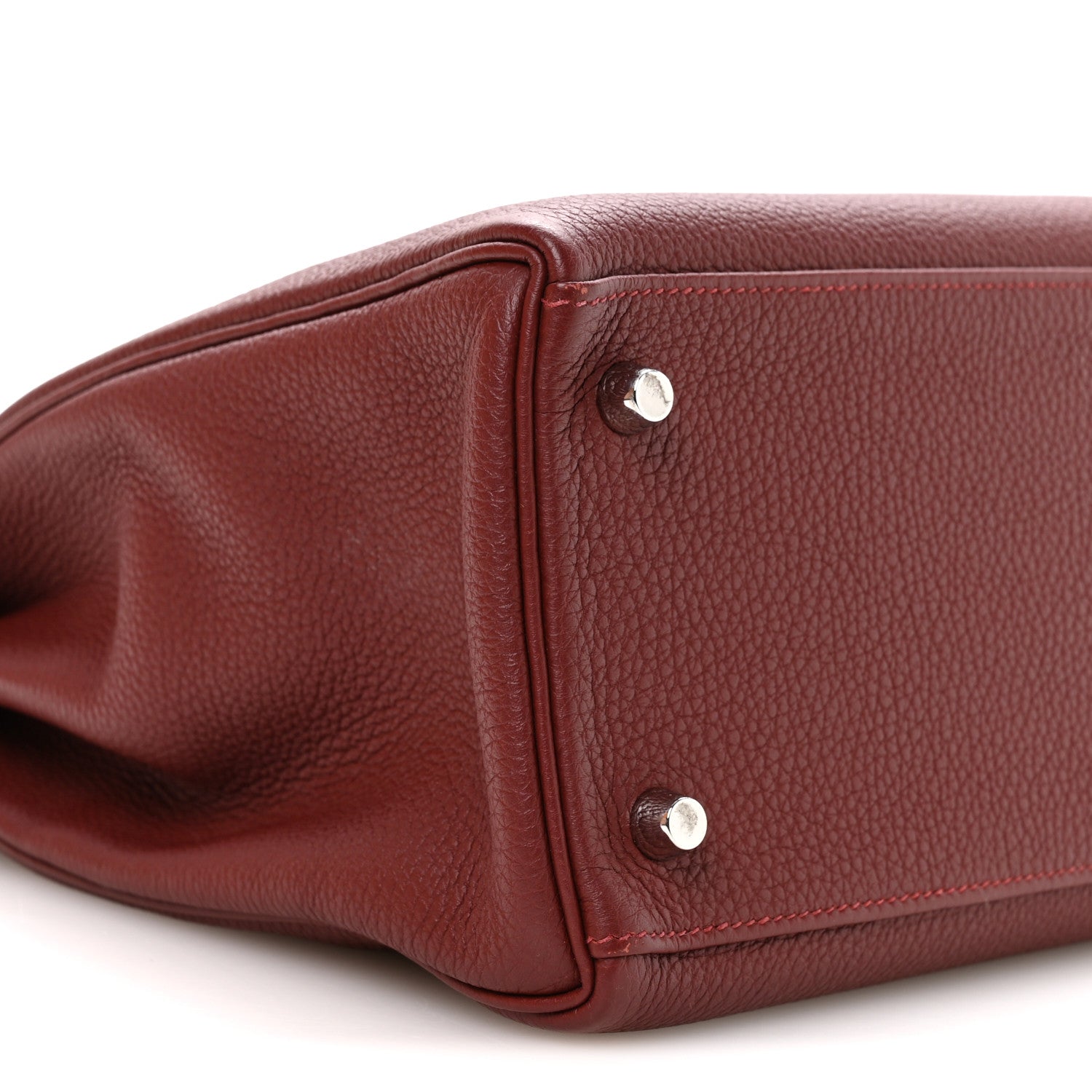 Hermes Togo Kelly Retourne 32 Rouge H 8 of 10