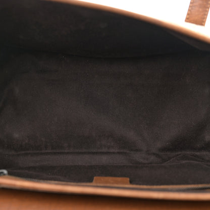 Gucci Monogram Bamboo Bullet Satchel Brown 5 of 13