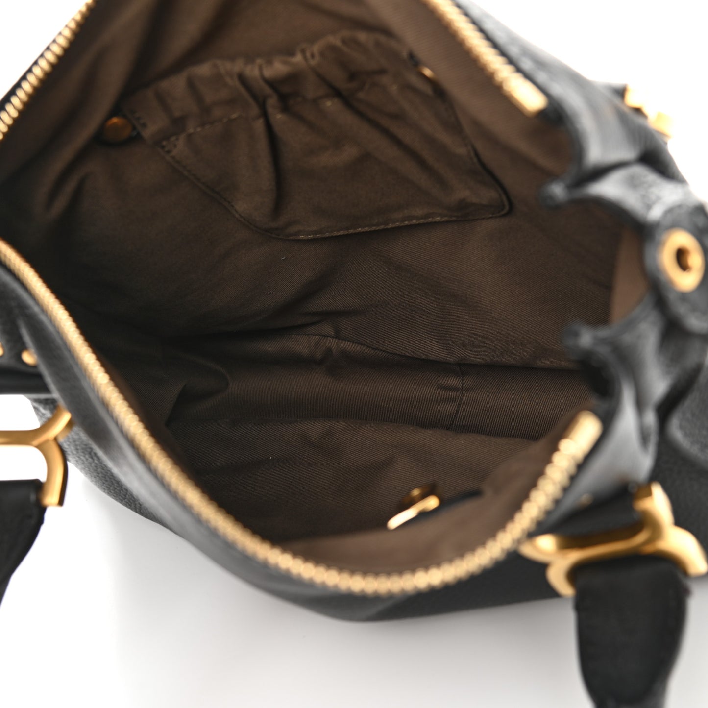 Calfskin Medium Marcie Satchel Black