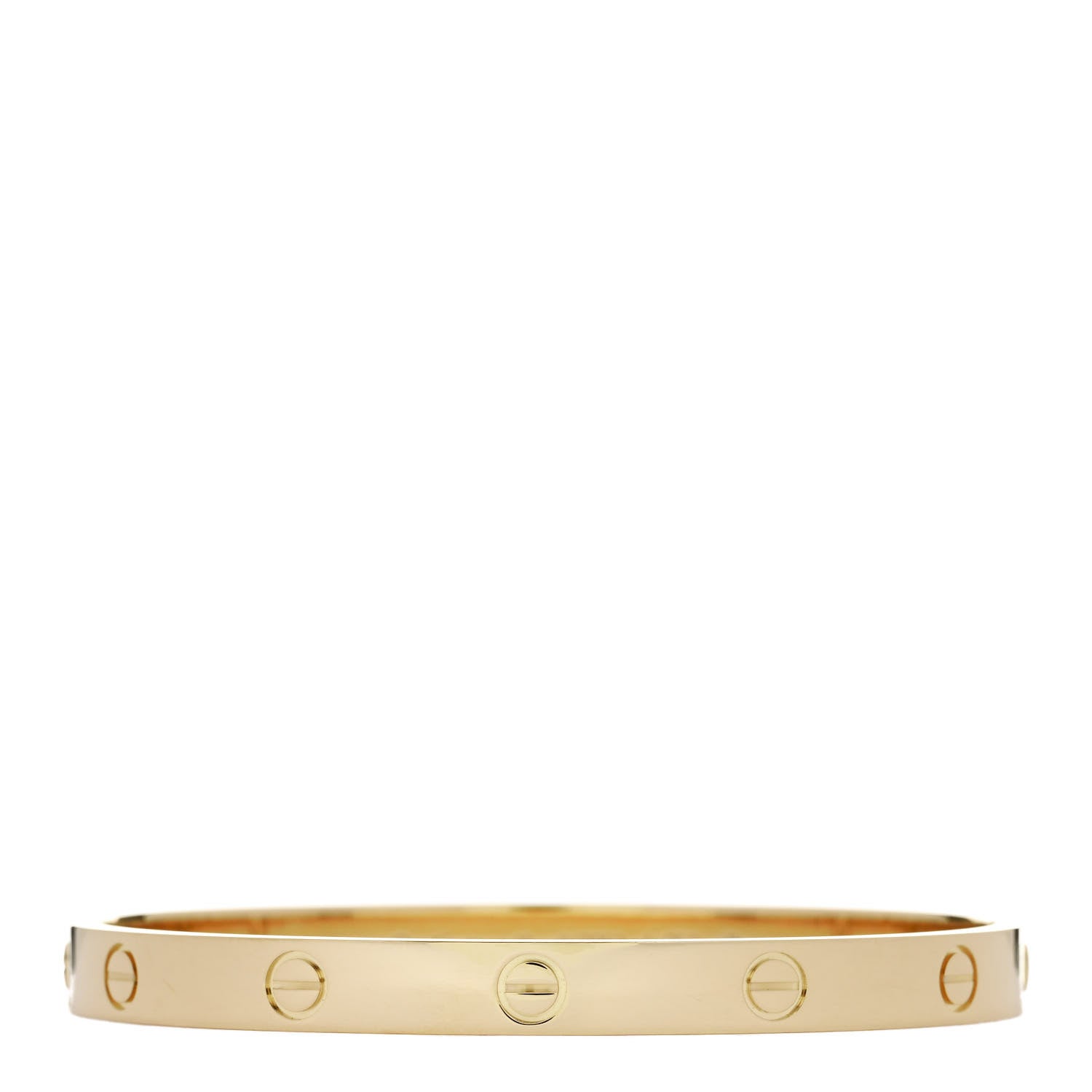 Cartier 18K Yellow Gold LOVE Bracelet 18 1 of 9
