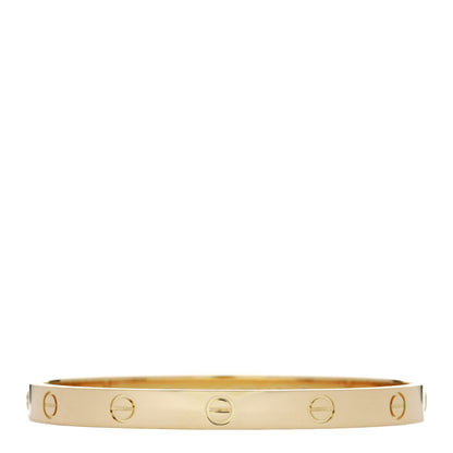 Cartier 18K Yellow Gold LOVE Bracelet 18 1 of 9