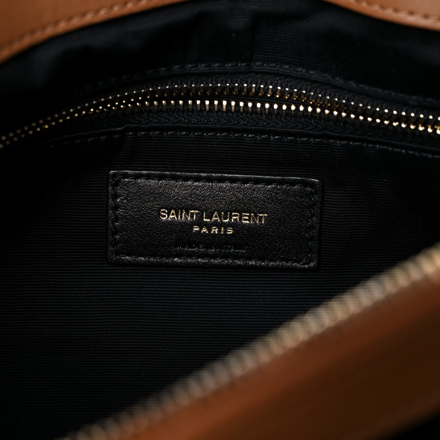 Suede Y Quilted Monogram Medium Loulou Chain Satchel Cinnamon