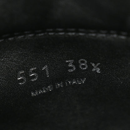 Prada Re-Nylon Gabardine Metal Triangle Logo Wheel Pouch Pocket High Top Sneakers 38.5 Black 8 of 10