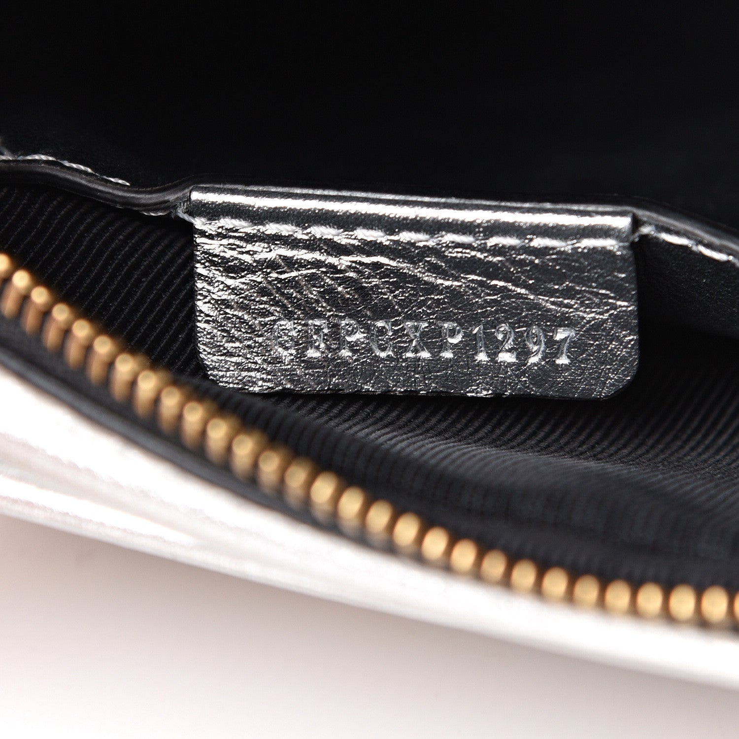 Burberry Smooth Calfskin 1983 Knight Check Link Camera Bag Silver 6 of 12